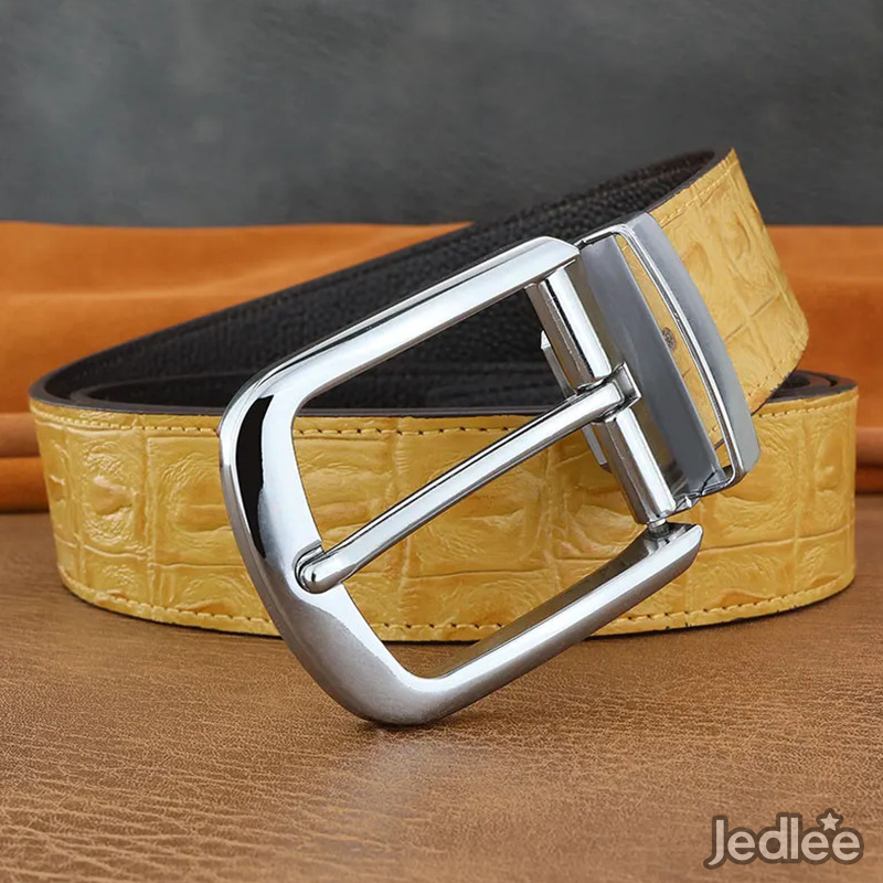 Luxury Designer Pin Buckle Belts for Men - High-Quality Genuine Leather