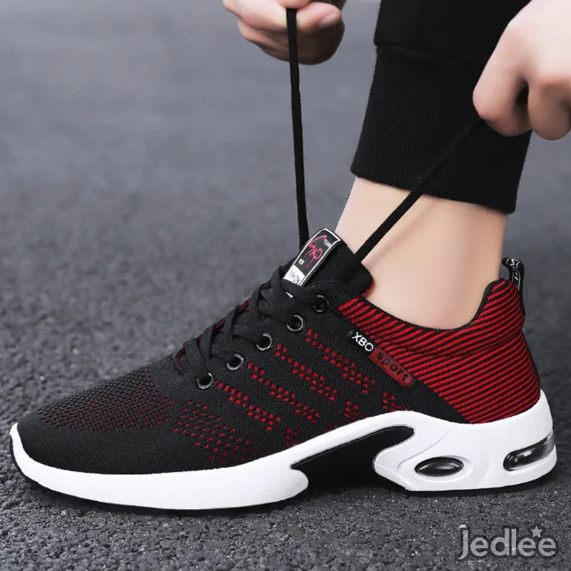 Professional Men's Lightweight Running Shoes - Designer Mesh Sneakers