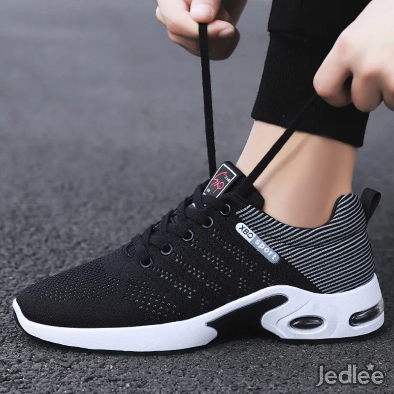 Professional Men's Lightweight Running Shoes - Designer Mesh Sneakers