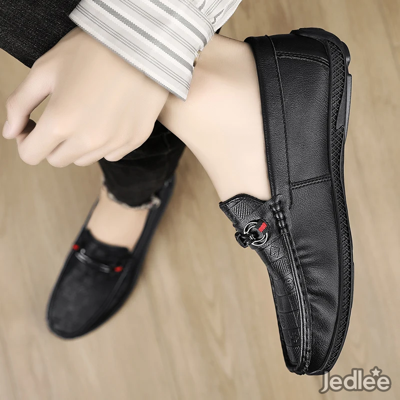 Italian Leather Bit Loafers for Men: Effortless Elegance