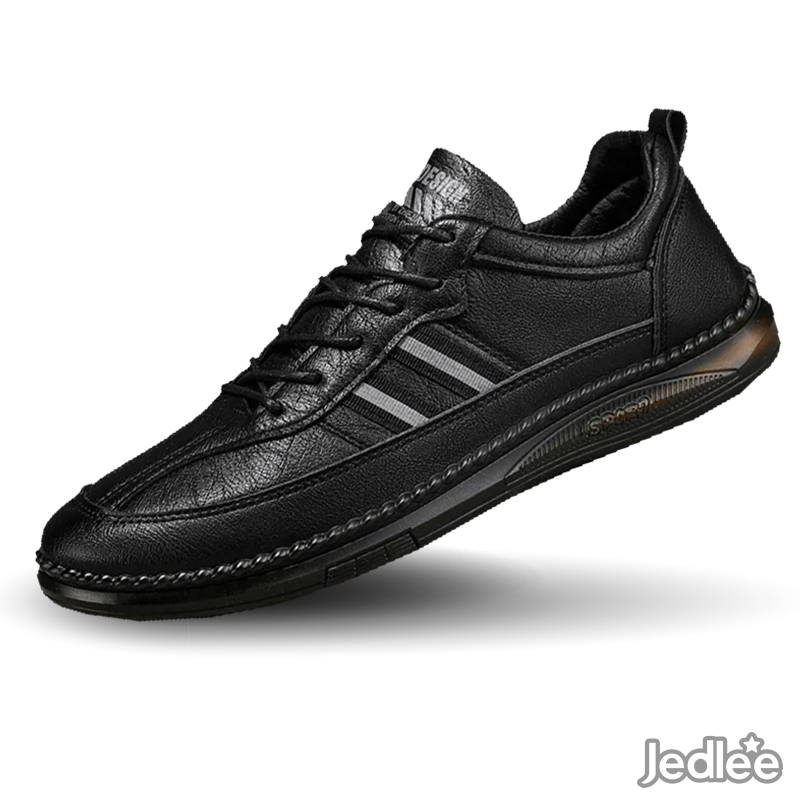 Casual Leather Canvas Sneakers - Perfectly Stylish and Lightweight