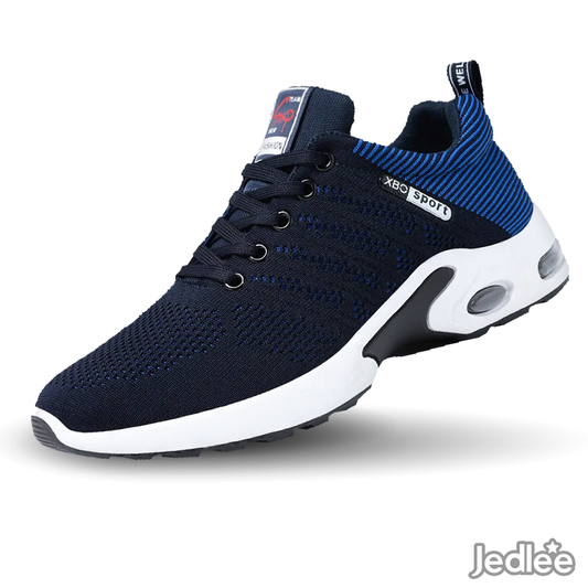 Professional Men's Lightweight Running Shoes - Designer Mesh Sneakers