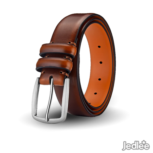 Luxury Designer Men's Genuine Leather Belt - Classic Pin Buckle