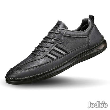 Casual Leather Canvas Sneakers - Perfectly Stylish and Lightweight