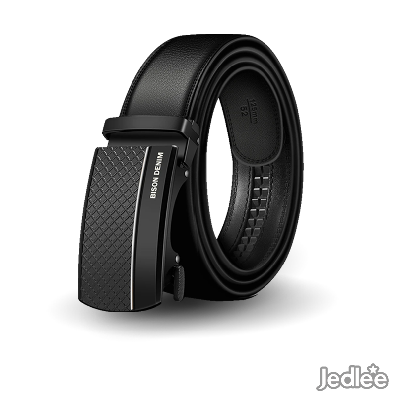 High-Quality Genuine Leather Belt for Men with Automatic locking Buckles