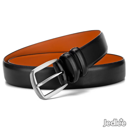 Luxury Designer Men's Genuine Leather Belt - Classic Pin Buckle