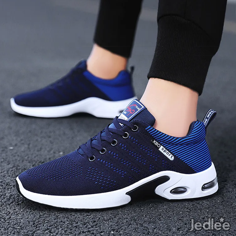 Professional Men's Lightweight Running Shoes - Designer Mesh Sneakers