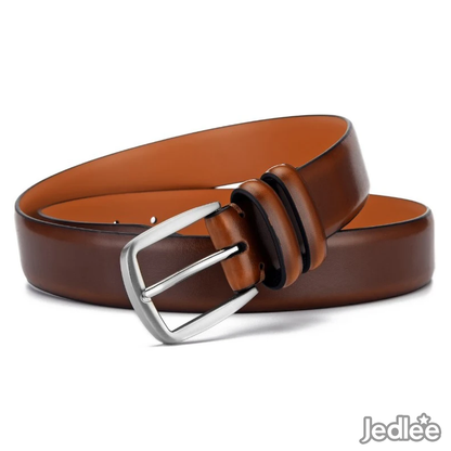 Luxury Designer Men's Genuine Leather Belt - Classic Pin Buckle