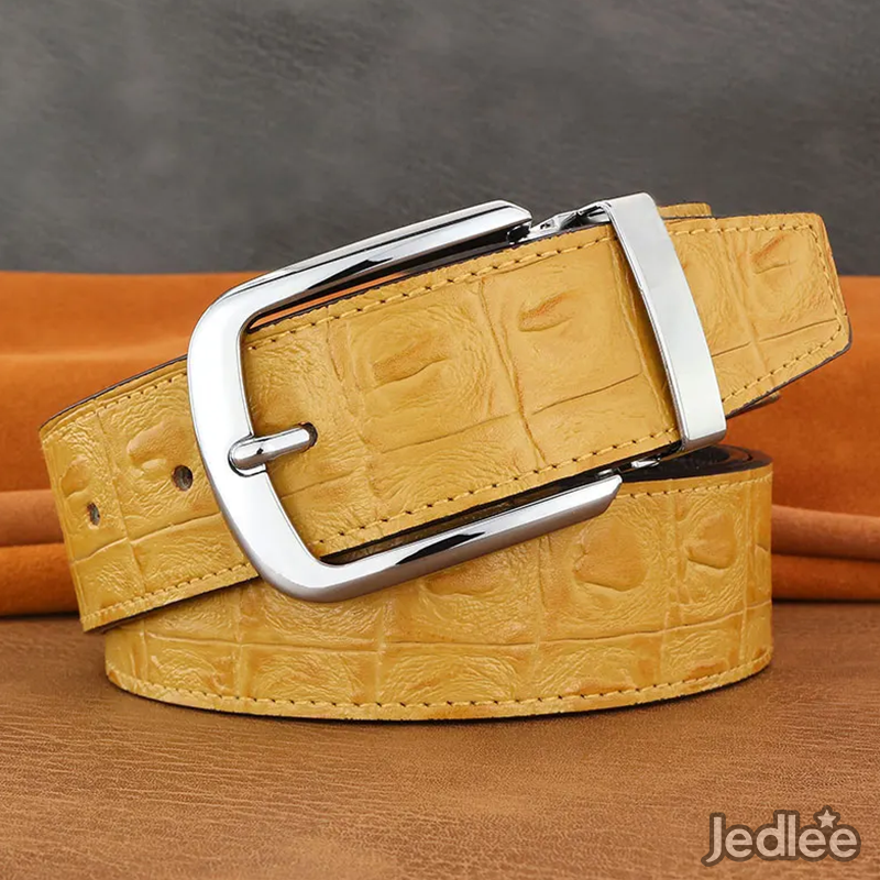Luxury Designer Pin Buckle Belts for Men - High-Quality Genuine Leather
