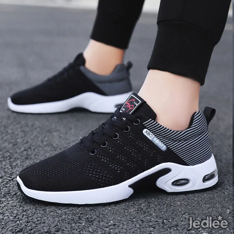 Professional Men's Lightweight Running Shoes - Designer Mesh Sneakers