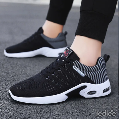 Professional Men's Lightweight Running Shoes - Designer Mesh Sneakers