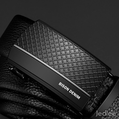 High-Quality Genuine Leather Belt for Men with Automatic locking Buckles