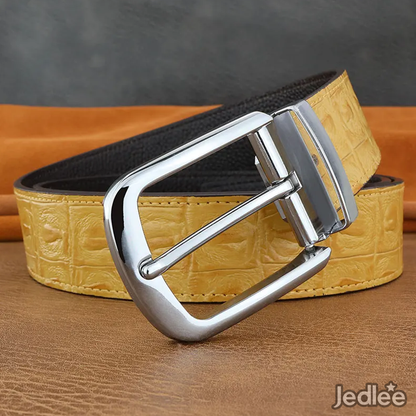 Luxury Designer Pin Buckle Belts for Men - High-Quality Genuine Leather