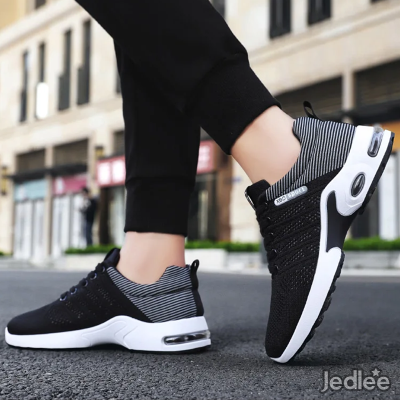 Professional Men's Lightweight Running Shoes - Designer Mesh Sneakers