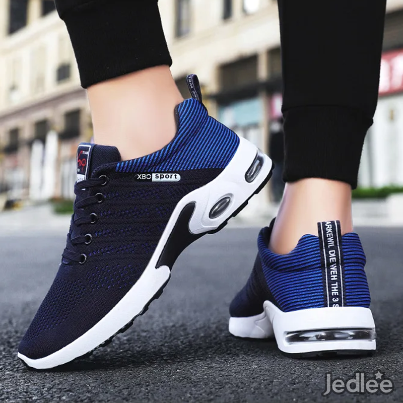 Professional Men's Lightweight Running Shoes - Designer Mesh Sneakers