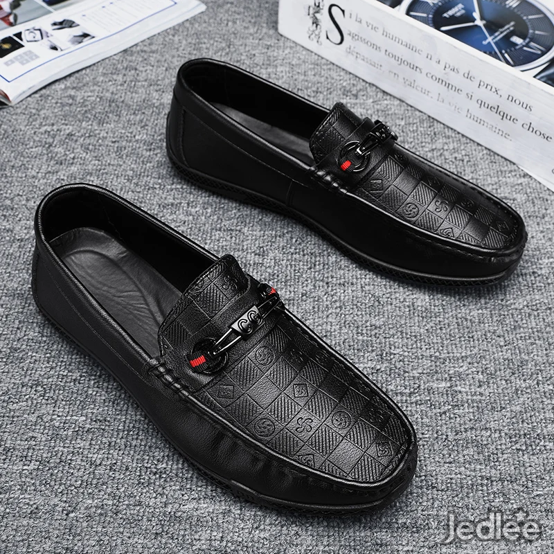 Italian Leather Bit Loafers for Men: Effortless Elegance