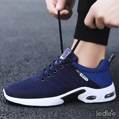 Professional Men's Lightweight Running Shoes - Designer Mesh Sneakers