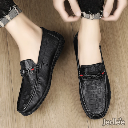Italian Leather Bit Loafers for Men: Effortless Elegance