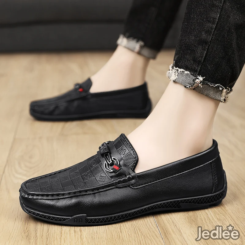 Italian Leather Bit Loafers for Men: Effortless Elegance