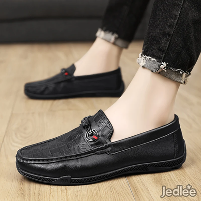 Italian Leather Bit Loafers for Men: Effortless Elegance