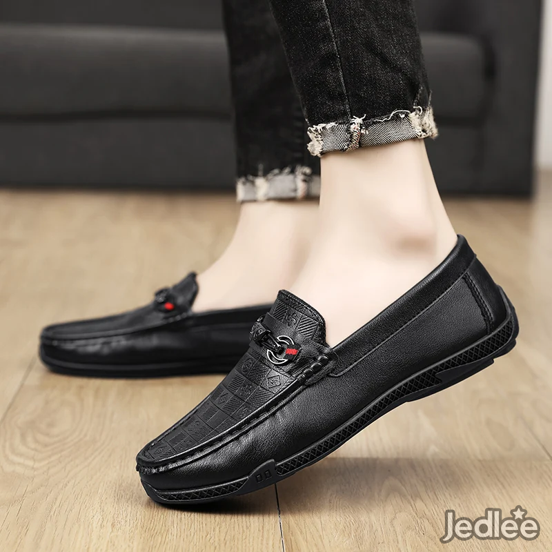 Italian Leather Bit Loafers for Men: Effortless Elegance